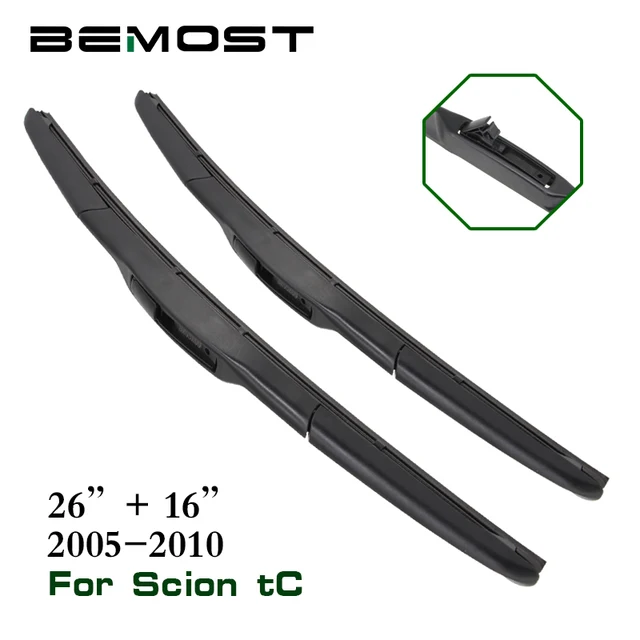 BEMOST Car Clean The Windshield Wiper Blades Natural Rubber For Scion