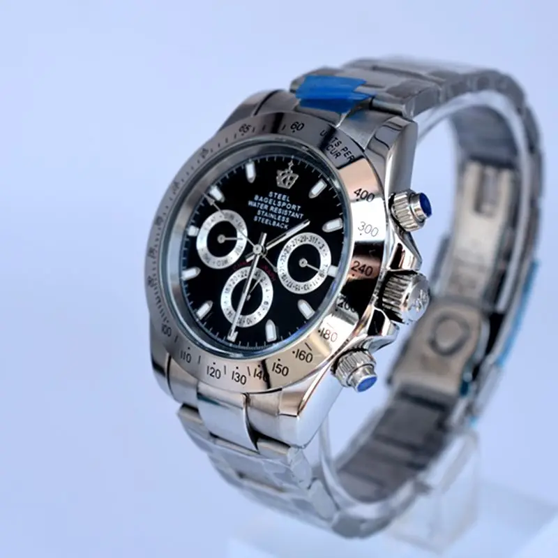 Классические мужские часы Лидирующий бренд Роскошные многофункциональные автоматические механические часы женские полностью стальные мужские часы модные женские часы