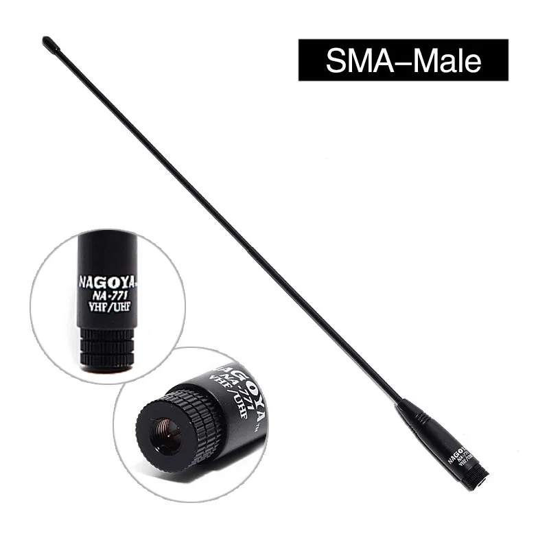 2 шт. Нагоя NA-771 SMA-Male Dual Band VHF/UHF 430 мГц 144 телевизионные антенны NA771 для Baofeng UV-5R TYT Kenwood двухканальные рации интимные аксессуары