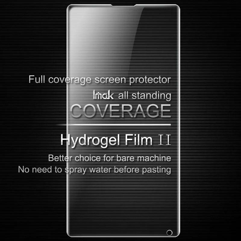 

iMAK Hydrogel II Full Coverage Soft Protective Film For Xiaomi Mi MIX 2S Screen Protector For Xiaomi Mi MIX2S Back Film