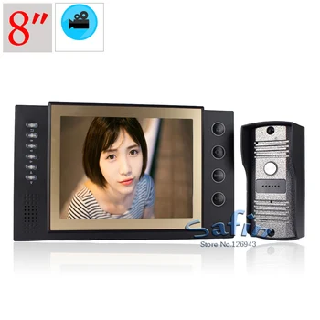

DP-889R 8 inch record video doorphone Recording intercom system tway way talk doobell 700tvl hd camera outdoor unit