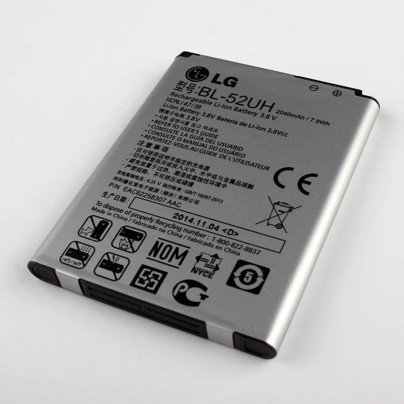 imágenes para Nuevo Original LG Batería para LG D280N BL-52UH D320 D285 D325 DUAL SIM H443 Escape 2 VS8763 L65 L70 MS323 2040 mAh imágenes para Nuevo Original LG Batería para LG D280N BL-52UH D320 D285 D325 DUAL SIM H443 Escape 2 VS8763 L65 L70 MS323 2040 mAh