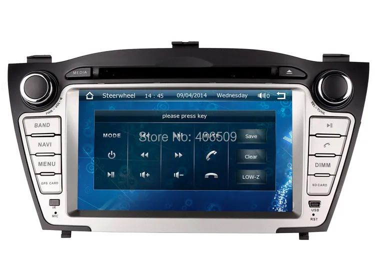Discount In Dash GPS Navigation Car DVD Player for Hyundai Tucson IX / IX35 2009 2010 2011 2012 with Radio BT USB SD AUX Map Audio Video 4