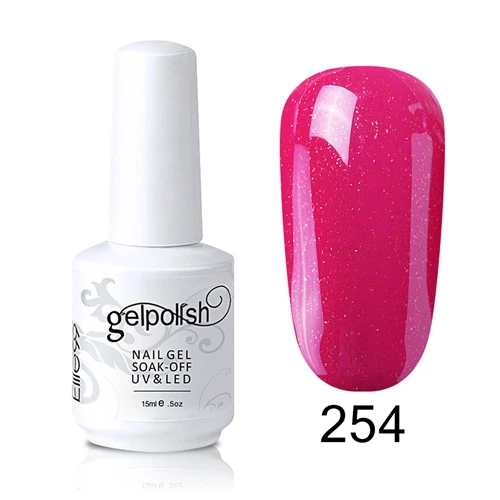 Elite99 15 мл Лак для ногтей Soak Off UV Stamping paint Gellak лак для ногтей светодио дный лампа Gelpolish Lucky лак гибридные лаковые чернила - Цвет: GNS254