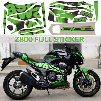 

FASP Z800 full sticker Motorcycle car body Decal orange Red green decorate protect yes waterproof Prevent scratches Decals