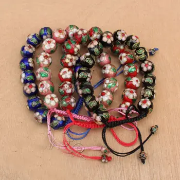 

wholesale TOP FASHION 12 PCS CHINESE HANDMADE Cloisonne Enamel Cuff Bracelets