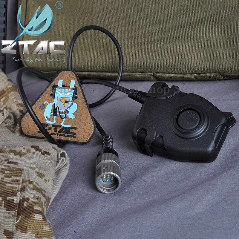 Z-tac Tactical Peltor PTT PRC 152 PTT U TCI Tactical G: 2 военных штекера Push-to-Talk адаптер для PRC-148 PRC 152 рация