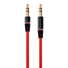 1,2 м стерео аудио Aux кабель 3,5 мм кабель со штыревыми соединителями на обоих концах для подключения к разъему Aux наборы аксессуаров для телефонов в автомобиль для MP3 MP4 компакт-дисков Динамик мобильного телефона
