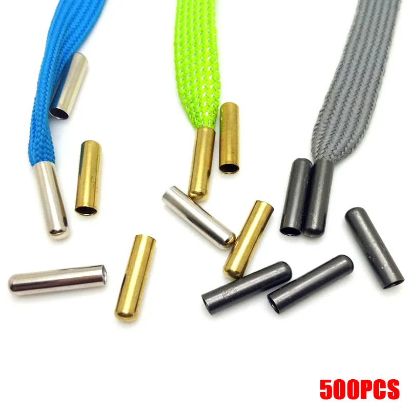 500 шт. 4X20mm металлические наконечники шнурки Аксессуары для запасные пуля