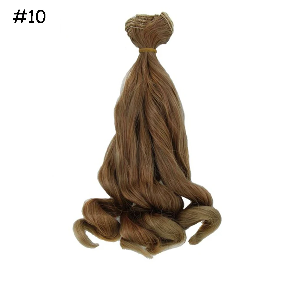 15 см, 1/3, 1/4, 1/6, самодельный кукольный парик, высокая волна, парик, груша, кудрявые волосы для куклы марионетка, аксессуары для куклы - Цвет: Doll Periwig Hair
