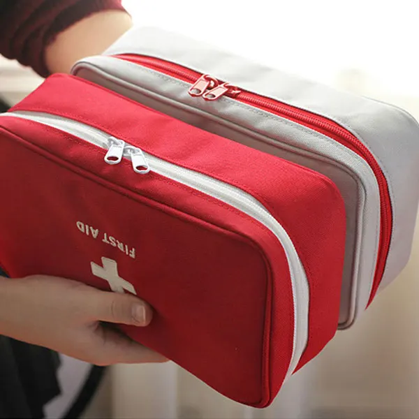 Nueva gran medicina bolsa de viaje al aire libre camping almacenamiento píldora Primeros Auxilios emergencia Kit de supervivencia