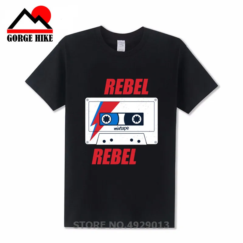 

Star Yoda Darth Vader Mixtape Retro Music tshirt Camiseta DAVID BOWIE JEDI Wars T-Shirt Men cassette tape Design lightning bolt
