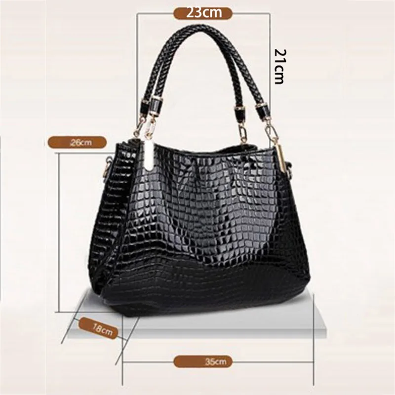 Комплект сумка марка крокодил женщины сумки леди + кошелек/бумажник carteras mujer