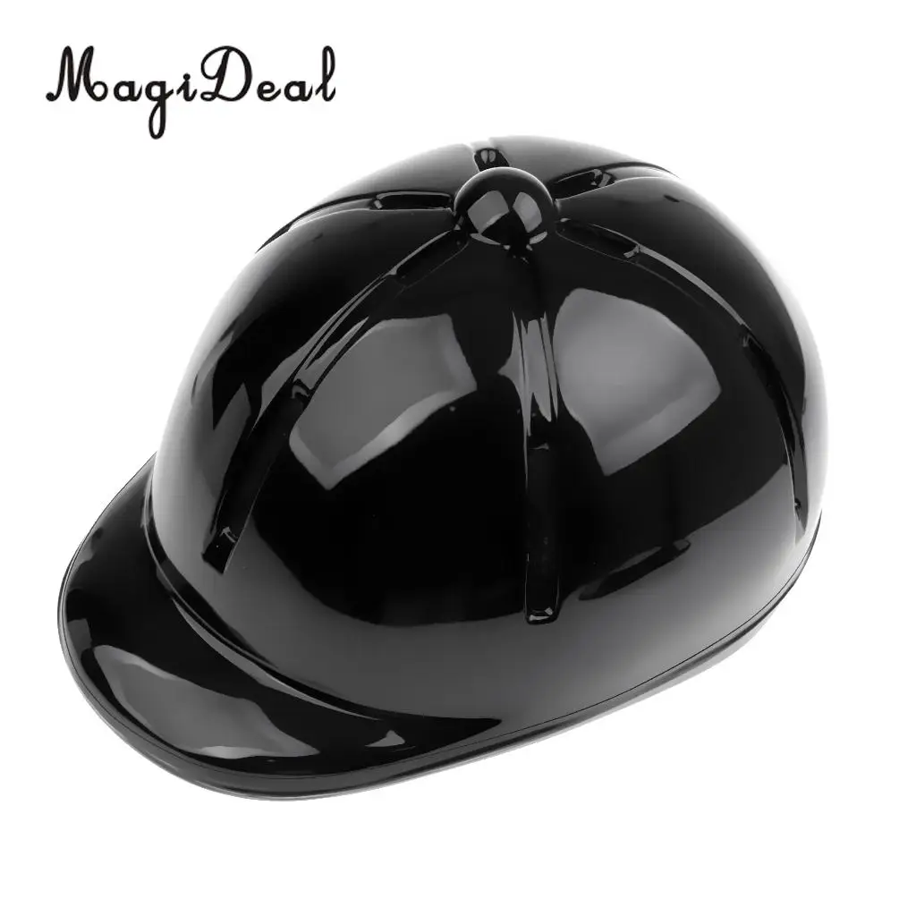 MagiDeal 2 Pcs Kids Adjustable Horse Riding Hat/Helmet Head Protective Gear Pink + Black