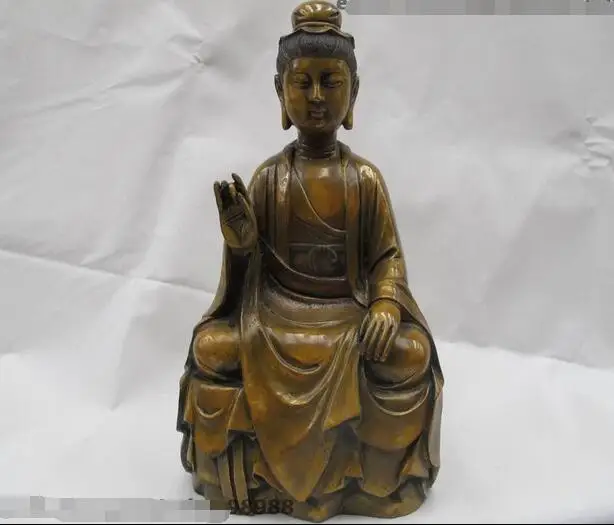 

Chinese purple bronze The Northern Wei Dynasty Kwan-yin goddess Buddha Statue