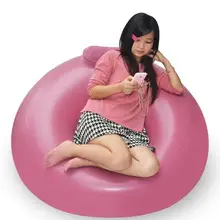 Высокое качество розовый уютный надувной диван для отдыха+ Надувное Кресло-мешок диван стул с подголовником, дешевая цена и быстрая