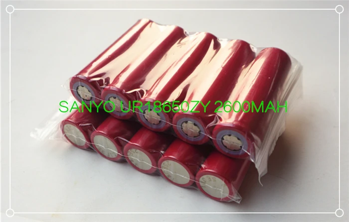 

SANYO UR 18650 2600mAh 3.7V Li-ion Rechargeable Batteries Cell