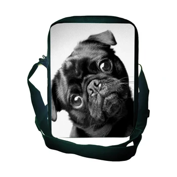 

Fashion Cute Pug Shoulder Bag Children Men Women Boys Girls Mini Purse Beautiful Children School Crossbody Messenger Bag