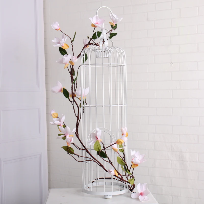 latex orchids Wedding decoration Artificial Flowers wall long stem Flower Foaming Rattan Silk Flowers Orchid Wedding Home Decor