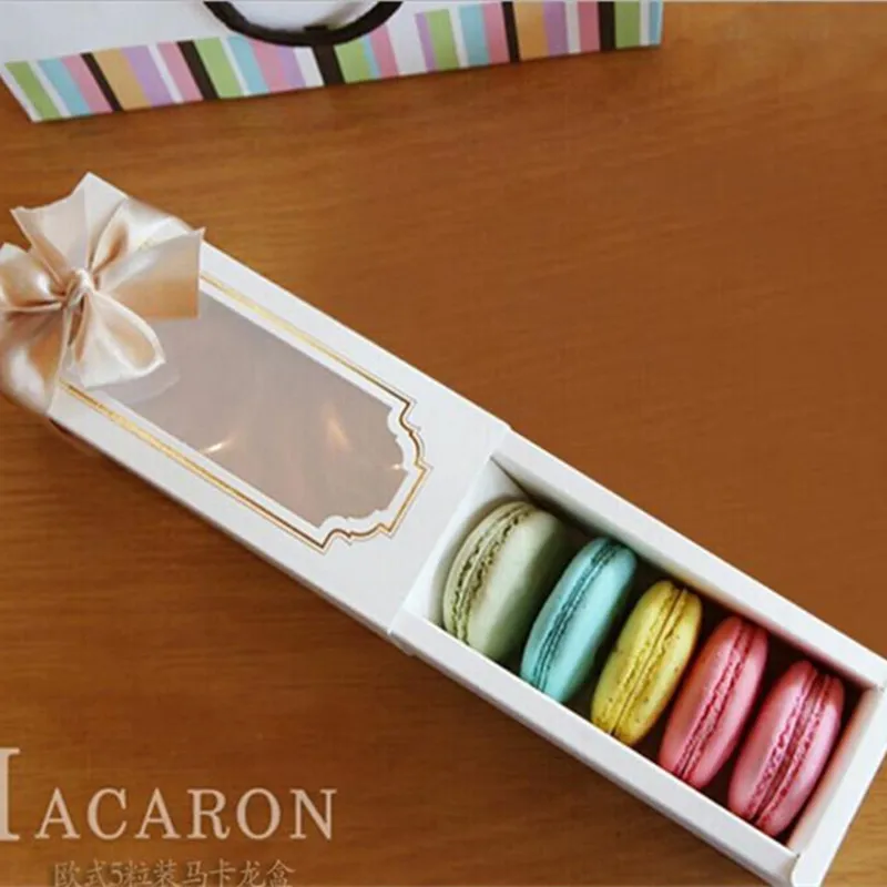 

Macaron Baking packaging box macaron box chocolate box without ribbon