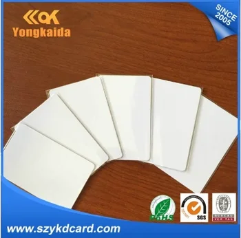 

Yongkaida best price 3000pcs/lot ID Inkjet PVC Card Glossy Blank inkjet pvc card