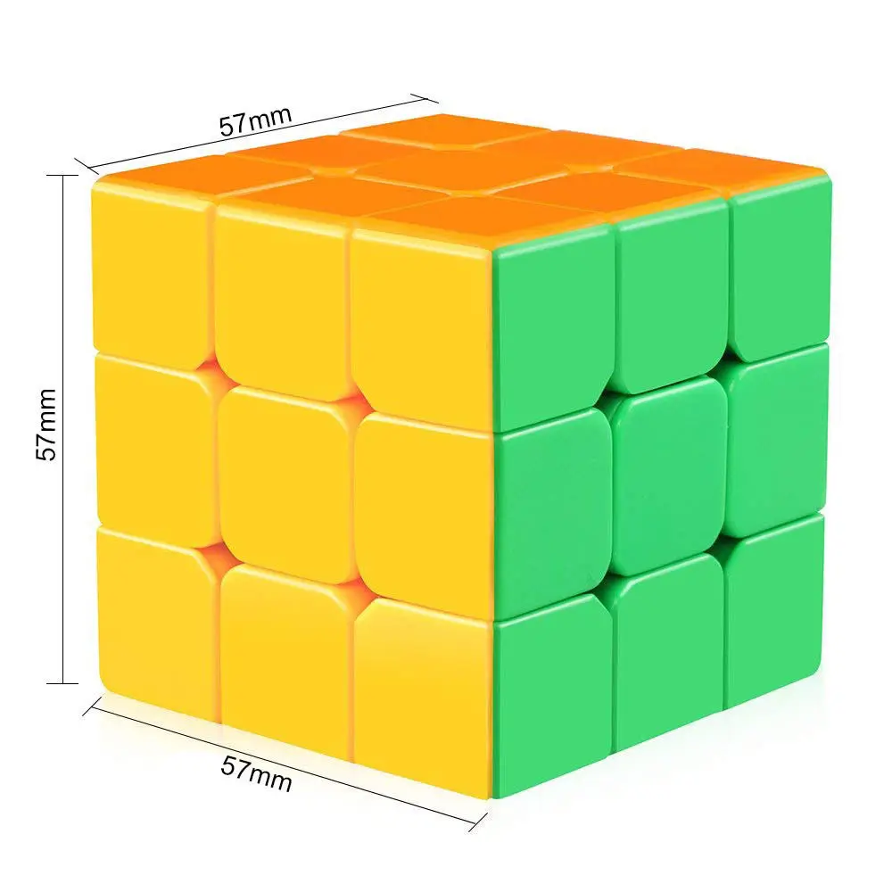 Cyclone Boys 5,6 см 3x3x3 MuGua магический скоростной куб, ультра-Гладкий Стикер, головоломка, игрушки для детей, Cubo Magico