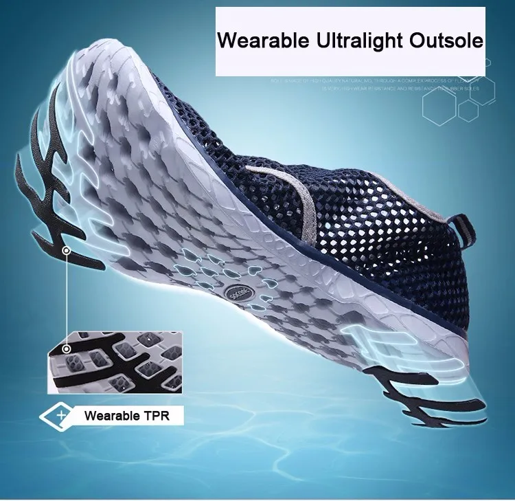 Socone Sport Shoes Woman Outdoor Summer Mesh Shoes Sport Slip-on Walking Shoes Comfortable Breathable Men's Shoes zapatos (6)