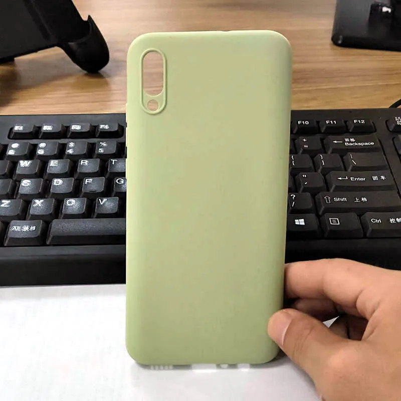 BeanGreen Чехол ярких цветов для Motorola Moto G7 Plus Play power, мягкий силиконовый чехол на заднюю панель s для MotoG7 - Цвет: BeanGreen