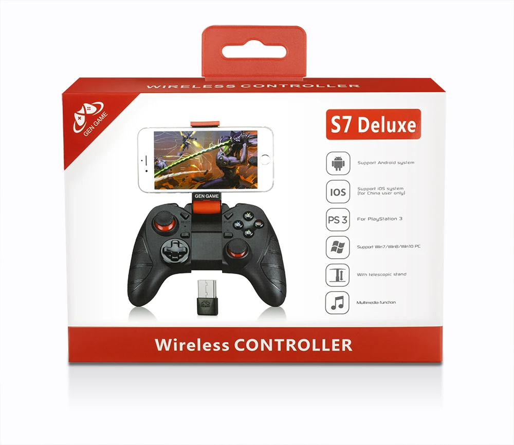 GEN GAME S7 игровой контроллер умный беспроводной джойстик Bluetooth Android геймпад с