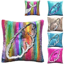 Icosy Decorative Cushion Cover Mermaid Pillow Case Covers Reversible Throw Pillowcases Home Decor Drop Shipping New