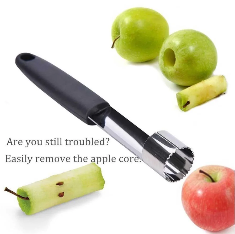 Newest 1Pcs Stainless Easy Steel Twist Fruit Core Seed Remover Fruit