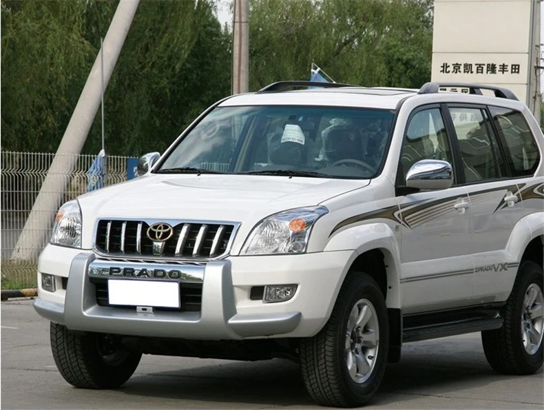 Защита переднего бампера для Toyota LAND CRUISER PRADO 120 2003.2004.2005.2006.2007.2008.2009 Высокое качество авто бампер пластина