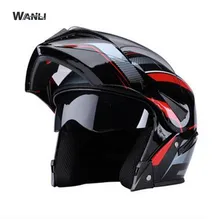 Motocicleta capacete VIRAR PARA CIMA do capacete de moto de motocross rosto cheio capacete capacete cascos pará moto racing capacete M L XL