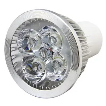 

BIFI-6pcs 4W 85V-265V GU10 Ultra Bright Day White 4 LEDs Energy saving LED Light Bulbs