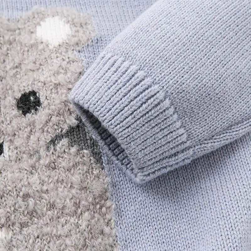 DB8256 dave bella/осенний вязаный свитер; пуловер с длинными рукавами для маленьких мальчиков; топы для малышей; детский вязаный свитер