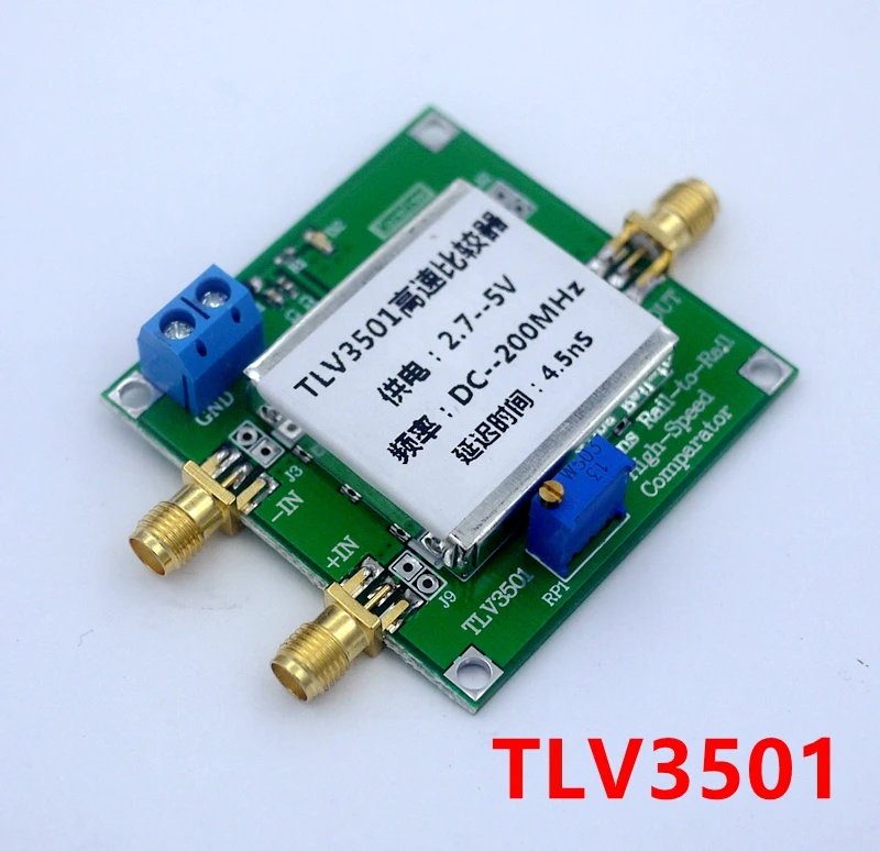 

TLV3501 high-speed comparator frequency meter front end module 4.5ns ultra high speed comparator