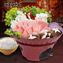 BETOHE японский антипригарный сухой горшок бытовой блюдо горшок твердого алкоголя небольшой горячий горшок кухонные принадлежности