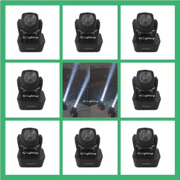 

8pcs/lot wholesale Price Free Shipping Mini 10W White Cree Led Beam Moving Head Light DJ Lighting Moving Wash Light,Stage light