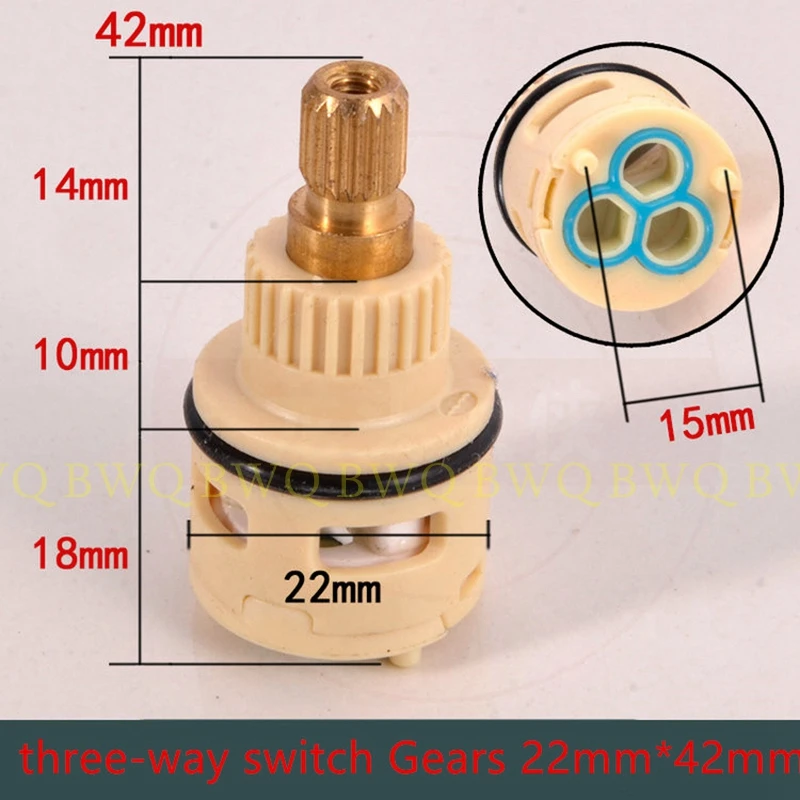 Shower Threeway Switch Gears Diameter 22mm Height 42mm For