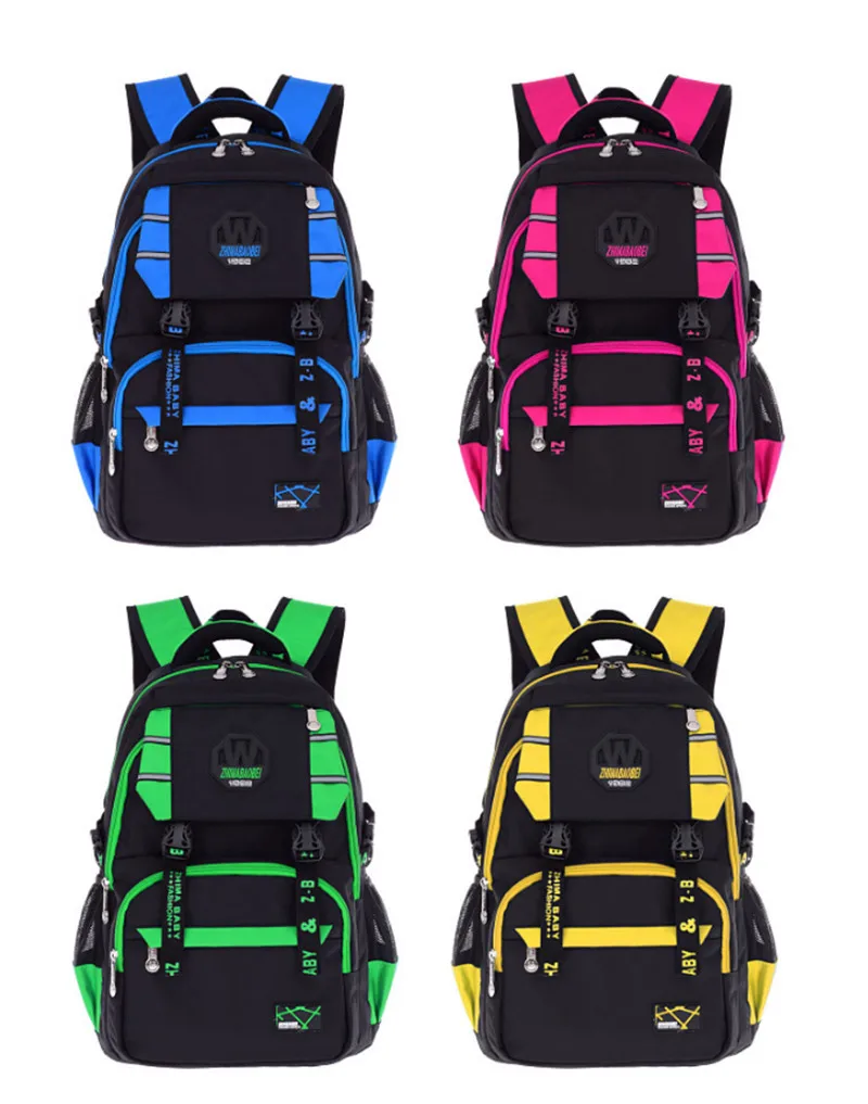 Новые детские ортопедические школьные сумки для мальчиков и легкие переносные нейлоновые школьные сумки для подростков дышащий рюкзак