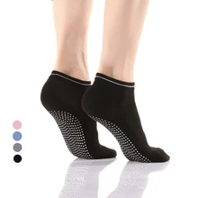 Продвижение носки для йоги хлопковые танцевальные спортивные Нескользящие массирующие фитнес, Пилатес носки для бега нескользящие носки