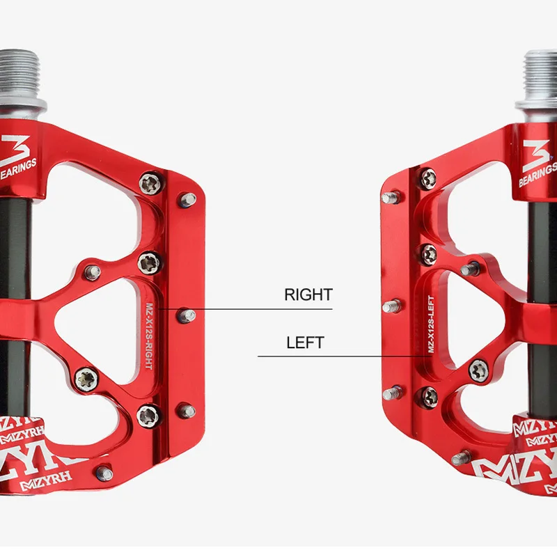 Горячие-mzyrh алюминиевые ультралегкие педали для велосипеда велосипедные педали с герметичными подшипниками с противоскользящим гвоздем Mtb Аксессуары для горного велосипеда