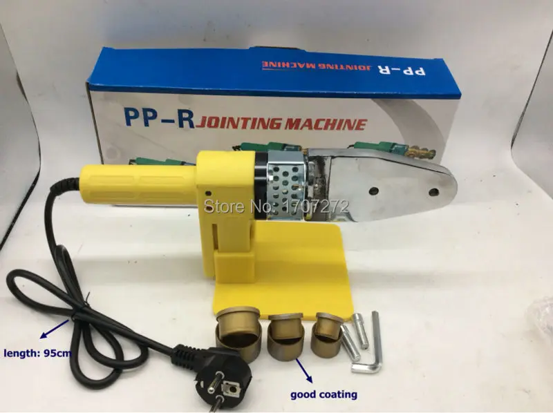 Free Shipping  PPR  Welding Machine, plastic pipe welding machine, welder machine, pipe welder, AC 220V 600W  20-32mm non sticky household ppr hot melt plastic welding machine water pipe heat container not stick to die head fuser 20 25 32mm