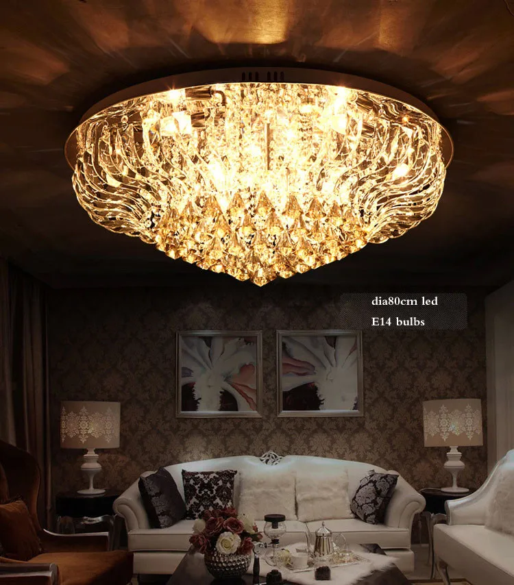 Роскошные K9 с украшением в виде кристаллов большой потолочный ...