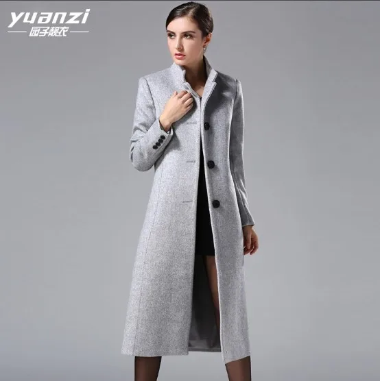 Buy Clearance ! Women's autumn and winter grey wool