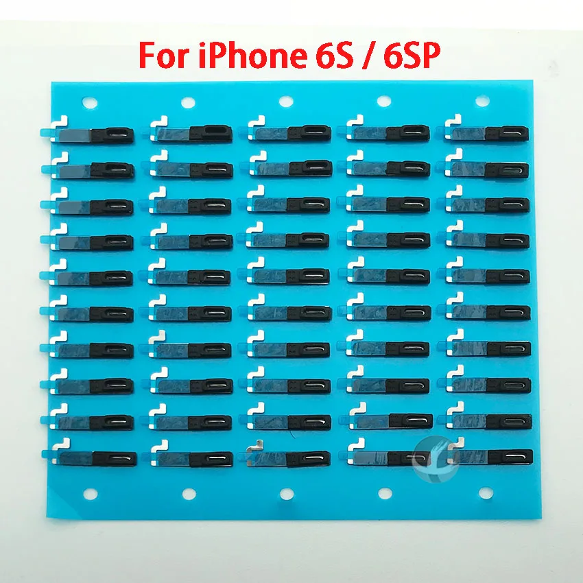 10 шт./лот, противопылезащитная сетка с резиновым клеем для iPhone 4, 4S, 5, 5S, 5C, SE, 6, 6 S, 7, 8 Plus, X, XS, XSM, XR, 11 Pro Max