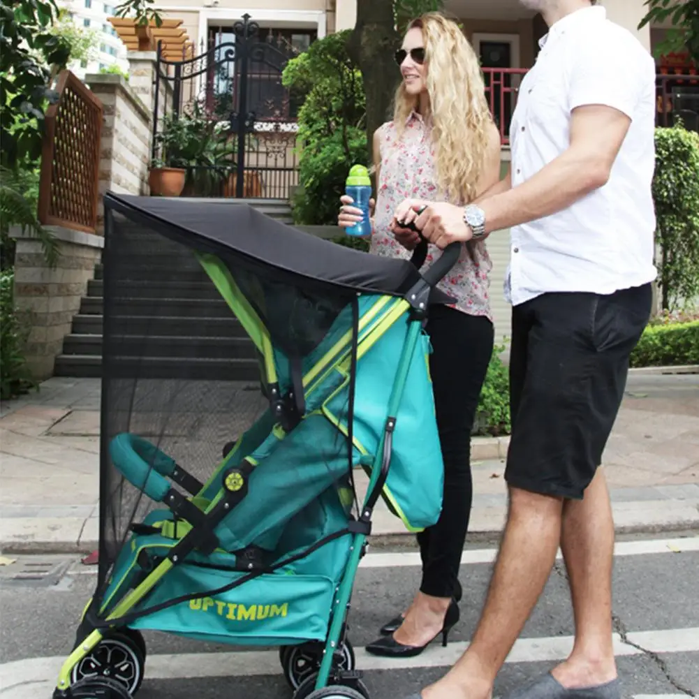 

Baby Stroller Sunshade UV Protection Universal Mosquito Net Umbrella Stroller Sunshade Cover