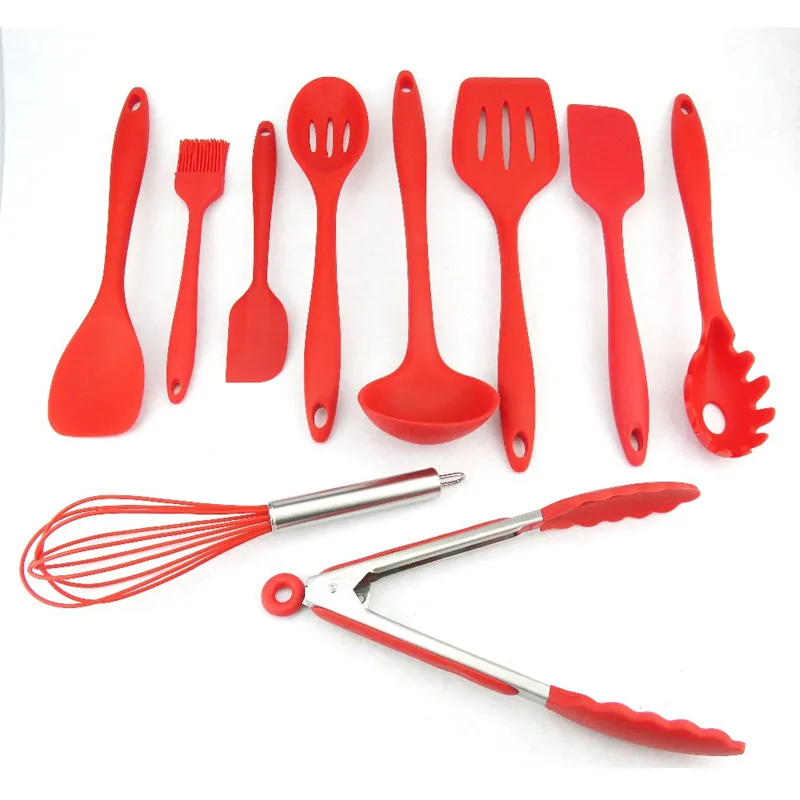 10 шт./набор силиконовые кухонные принадлежности|tool pa|kitchen tool designtool watch |