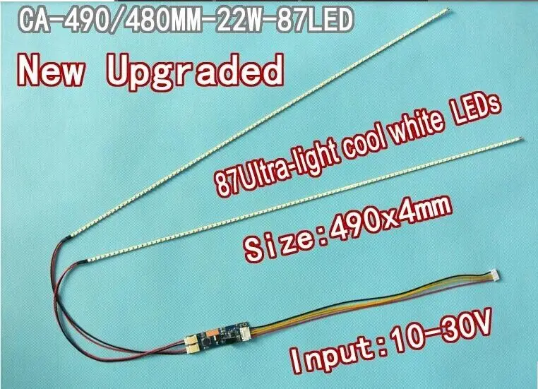 490 мм светодиодные светильники tira kit actualice su 22 &quot22 pulgadas de la pantalla LCD CCFL del LED|lcd ccfl led|kit