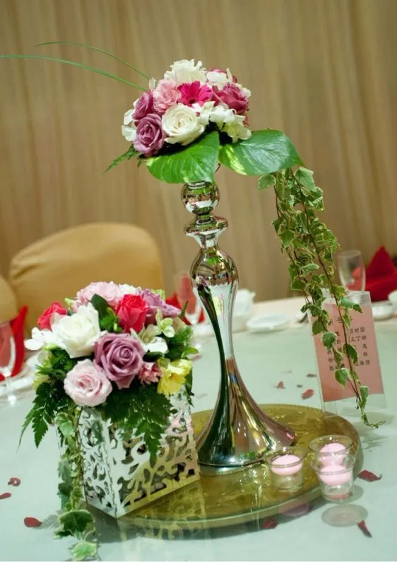 Держатель для цветочных шаров, свадебный стол, центральные украшения, подсвечники, подставка для цветов, ваза-подсвечник, канделябры, 20 шт